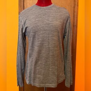 Women’s Large Grey 100% Merino wool base layer
